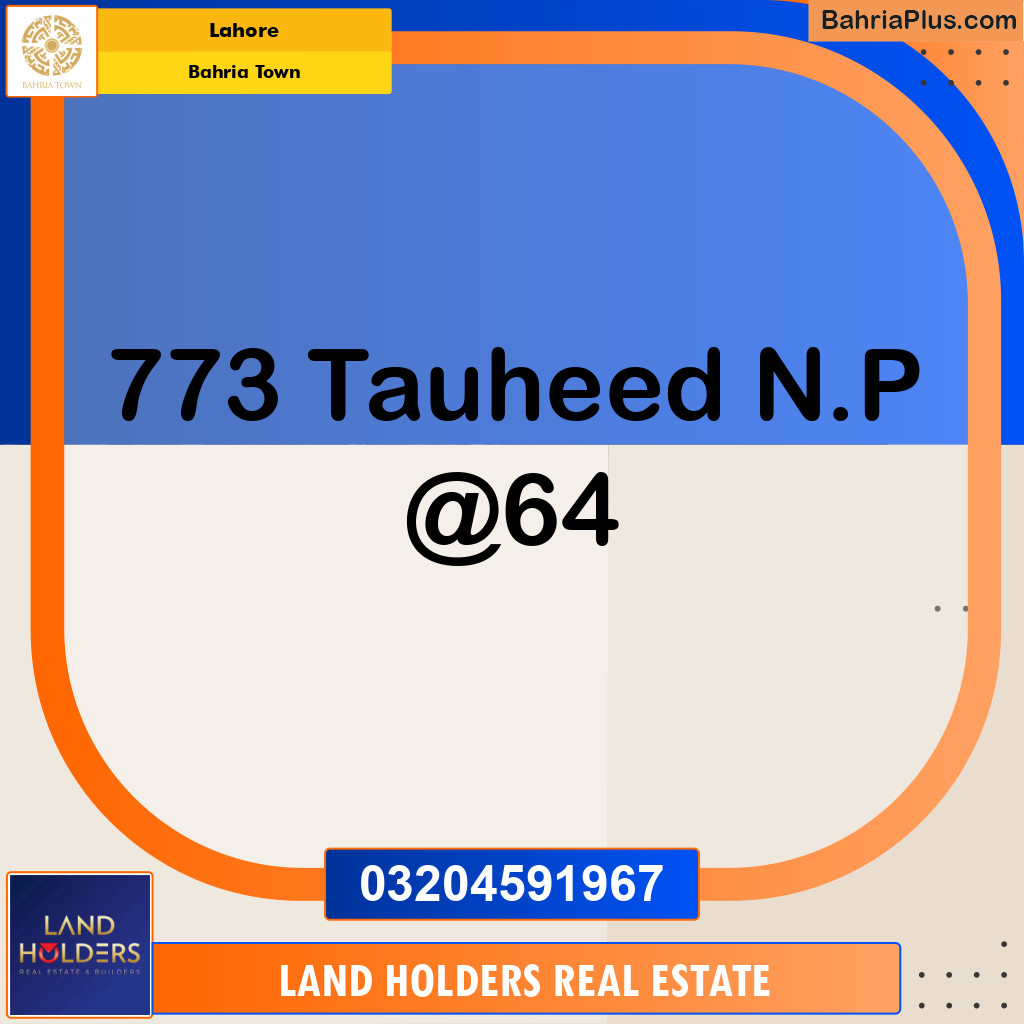 Residential Plot for Sale in Bahria Town, Lahore - (BP-187566)