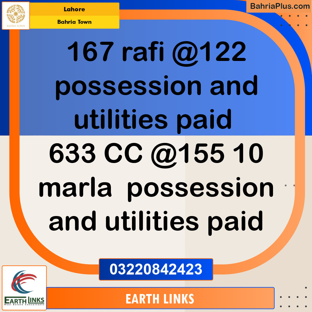 Residential Plot for Sale in Bahria Town, Lahore - (BP-187571)