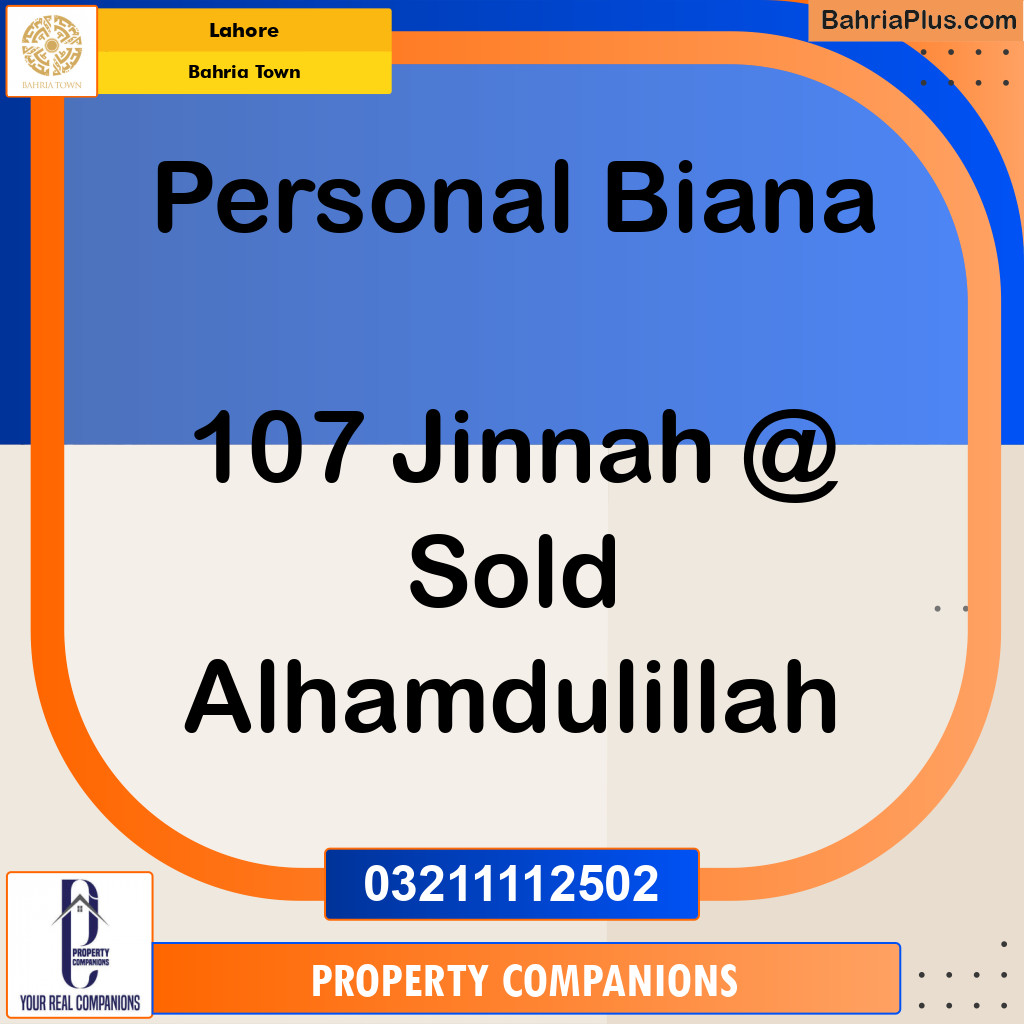 Residential Plot for Sale in Bahria Town, Lahore - (BP-187660)