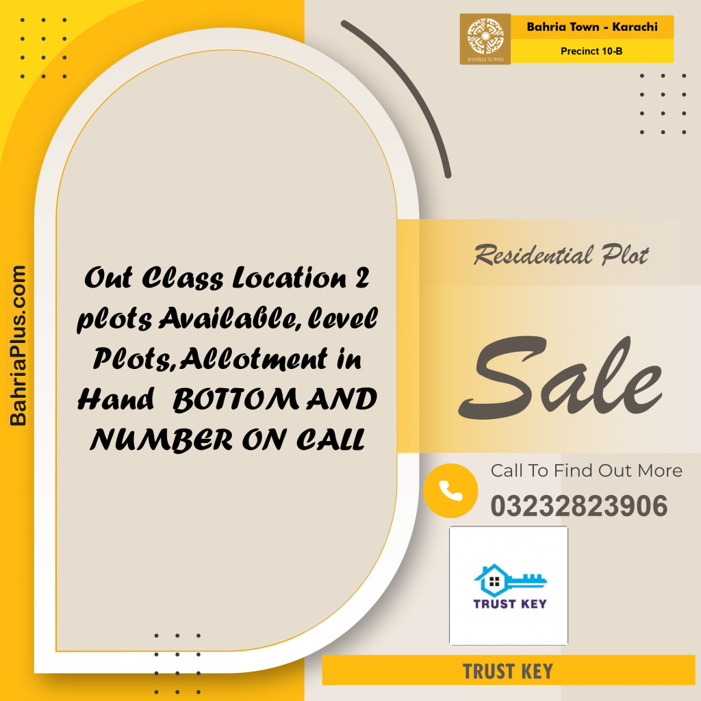 125 Sq. Yards Residential Plot for Sale in Precinct 10-B -  Bahria Town, Karachi - (BP-188161)