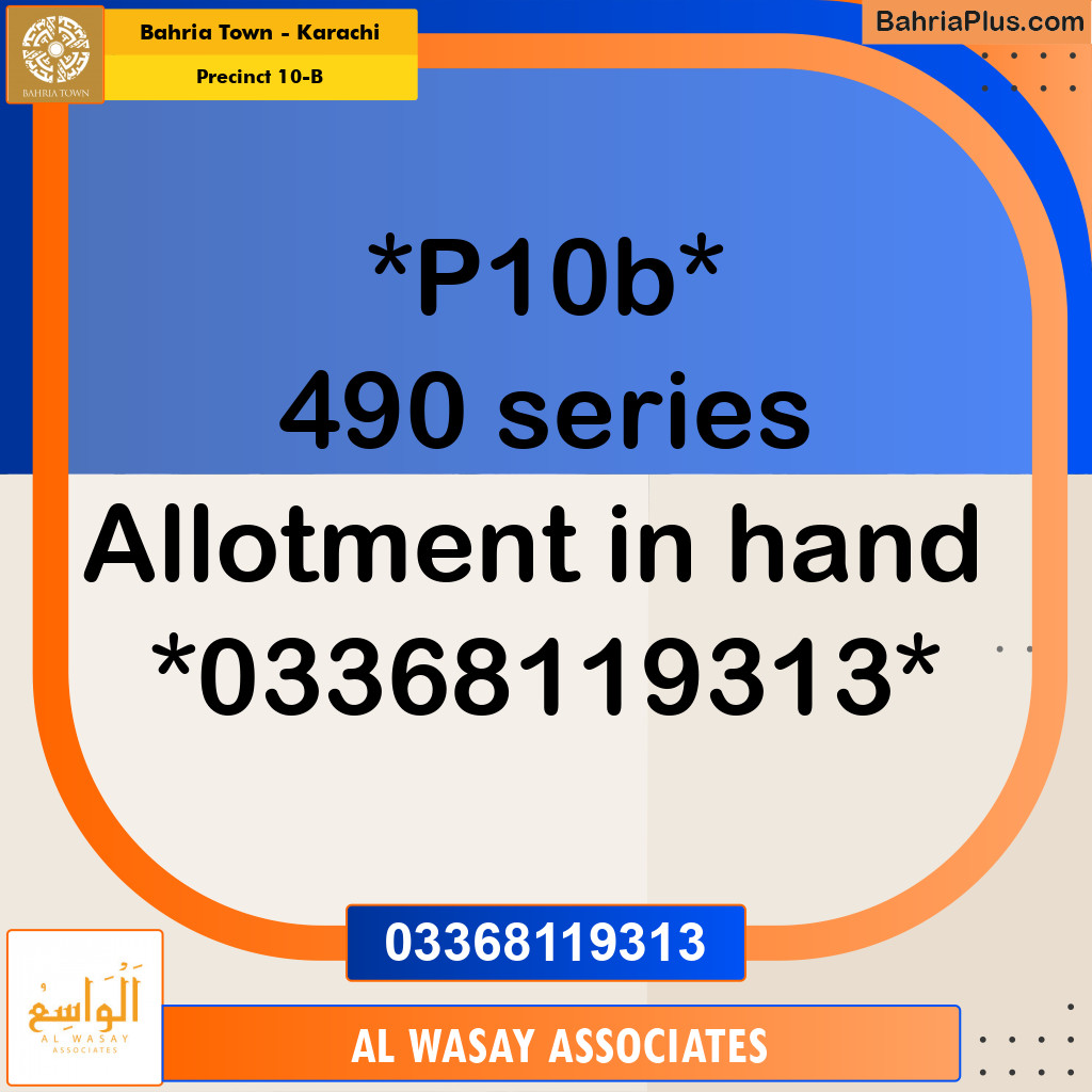 125 Sq. Yards Residential Plot for Sale in Precinct 10-B -  Bahria Town, Karachi - (BP-188595)