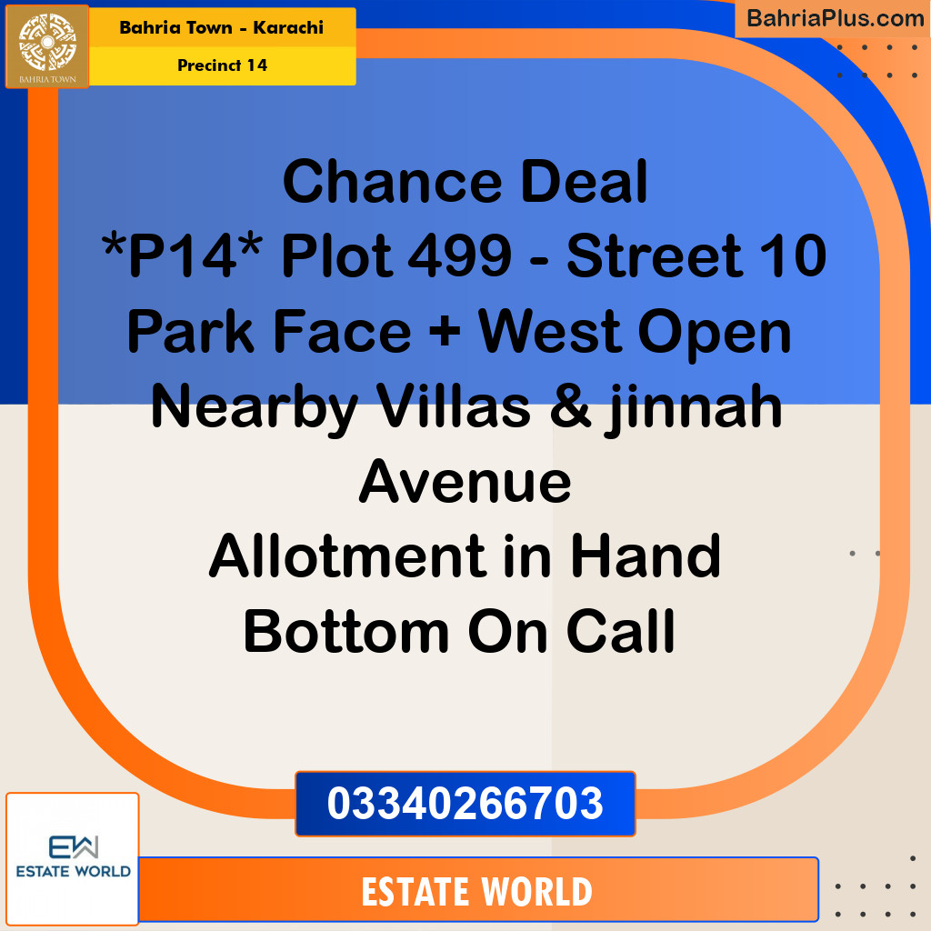 125 Sq. Yards Residential Plot for Sale in Precinct 14 -  Bahria Town, Karachi - (BP-188732)