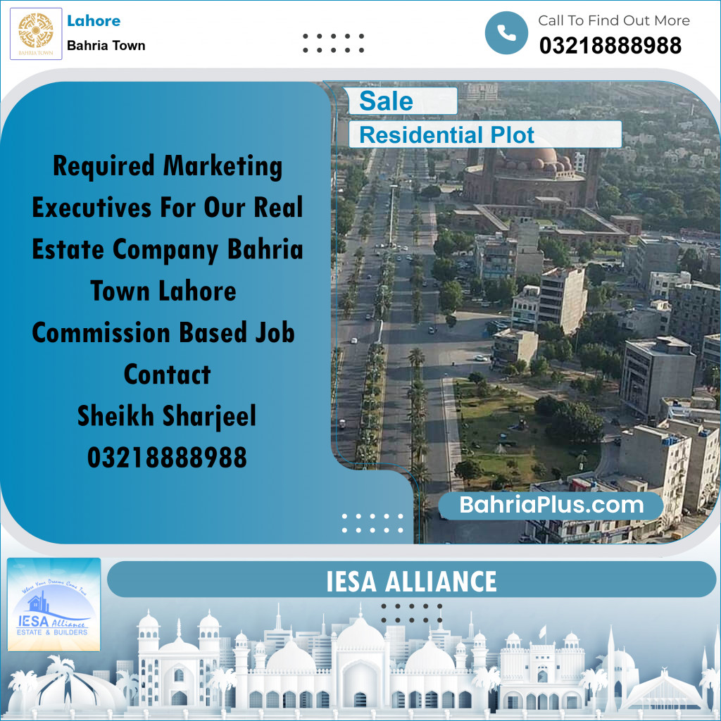 Residential Plot for Sale in Bahria Town, Lahore - (BP-188839)