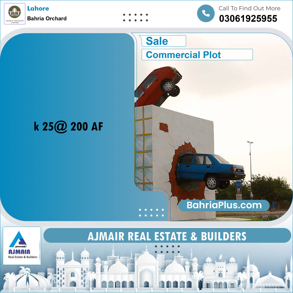 Commercial Plot for Sale in Bahria Orchard, Lahore - (BP-188876)