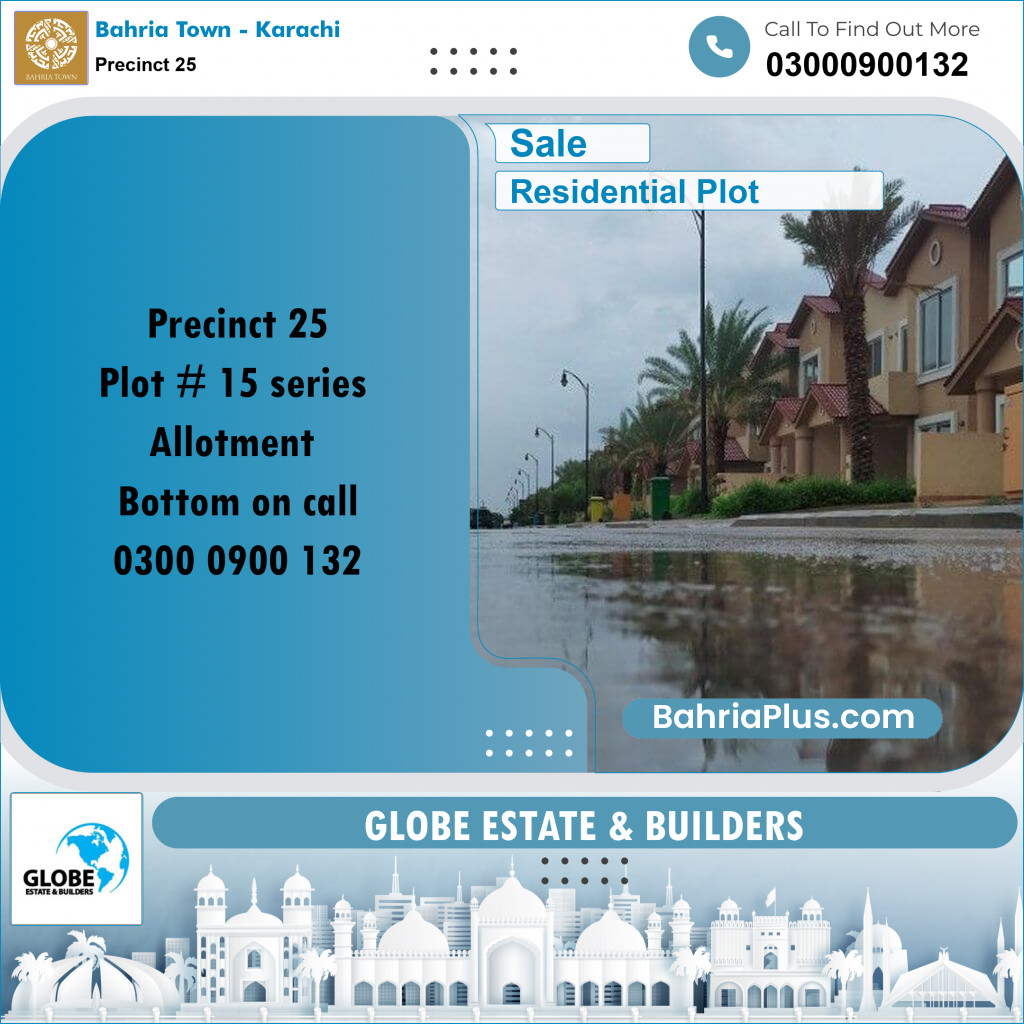 125 Sq. Yards Residential Plot for Sale in Precinct 25 -  Bahria Town, Karachi - (BP-189011)