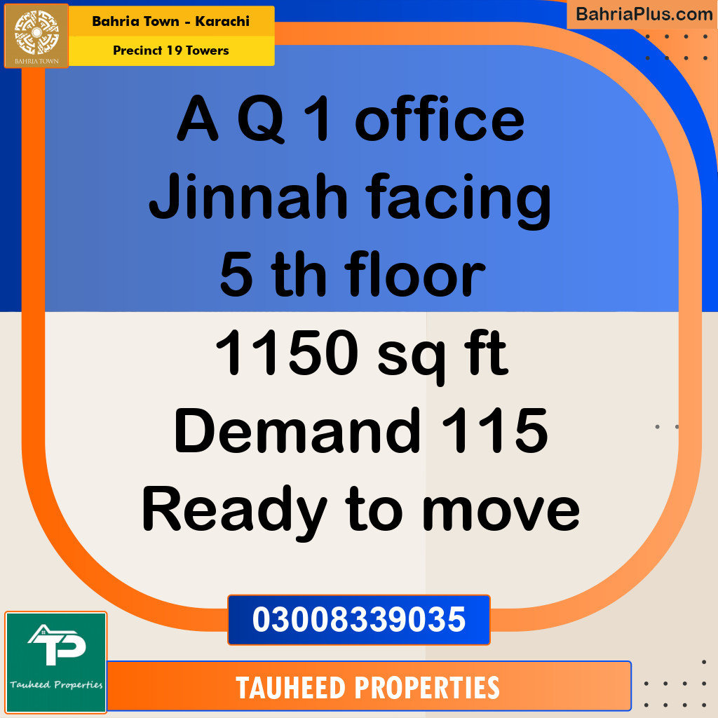 Residential Plot for Sale in Precinct 19 Towers -  Bahria Town, Karachi - (BP-189070)