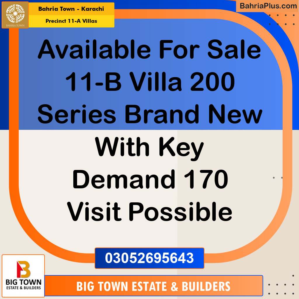 Residential Plot for Sale in Precinct 11-A Villas -  Bahria Town, Karachi - (BP-189128)
