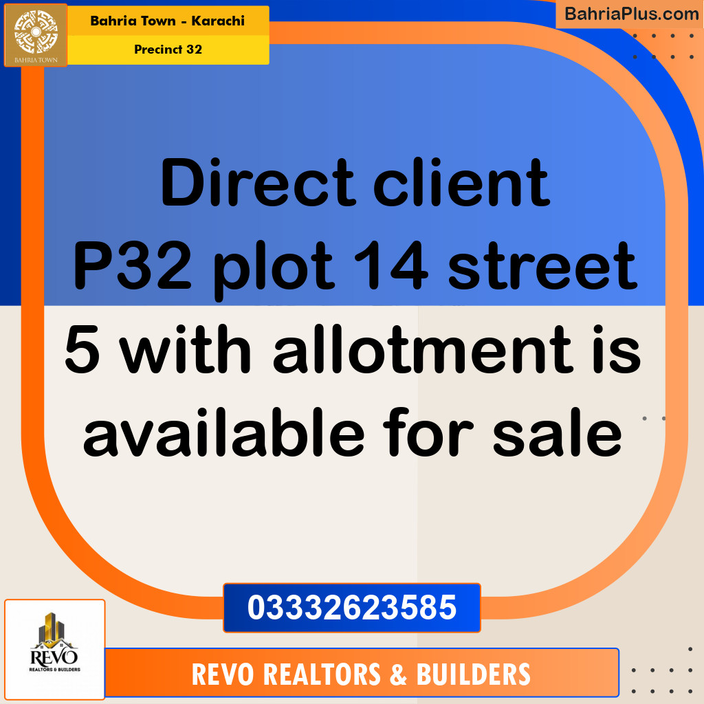 250 Sq. Yards Residential Plot for Sale in Precinct 32 -  Bahria Town, Karachi - (BP-189356)