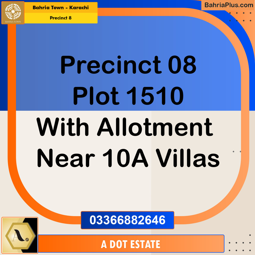 250 Sq. Yards Residential Plot for Sale in Precinct 8 -  Bahria Town, Karachi - (BP-189384)