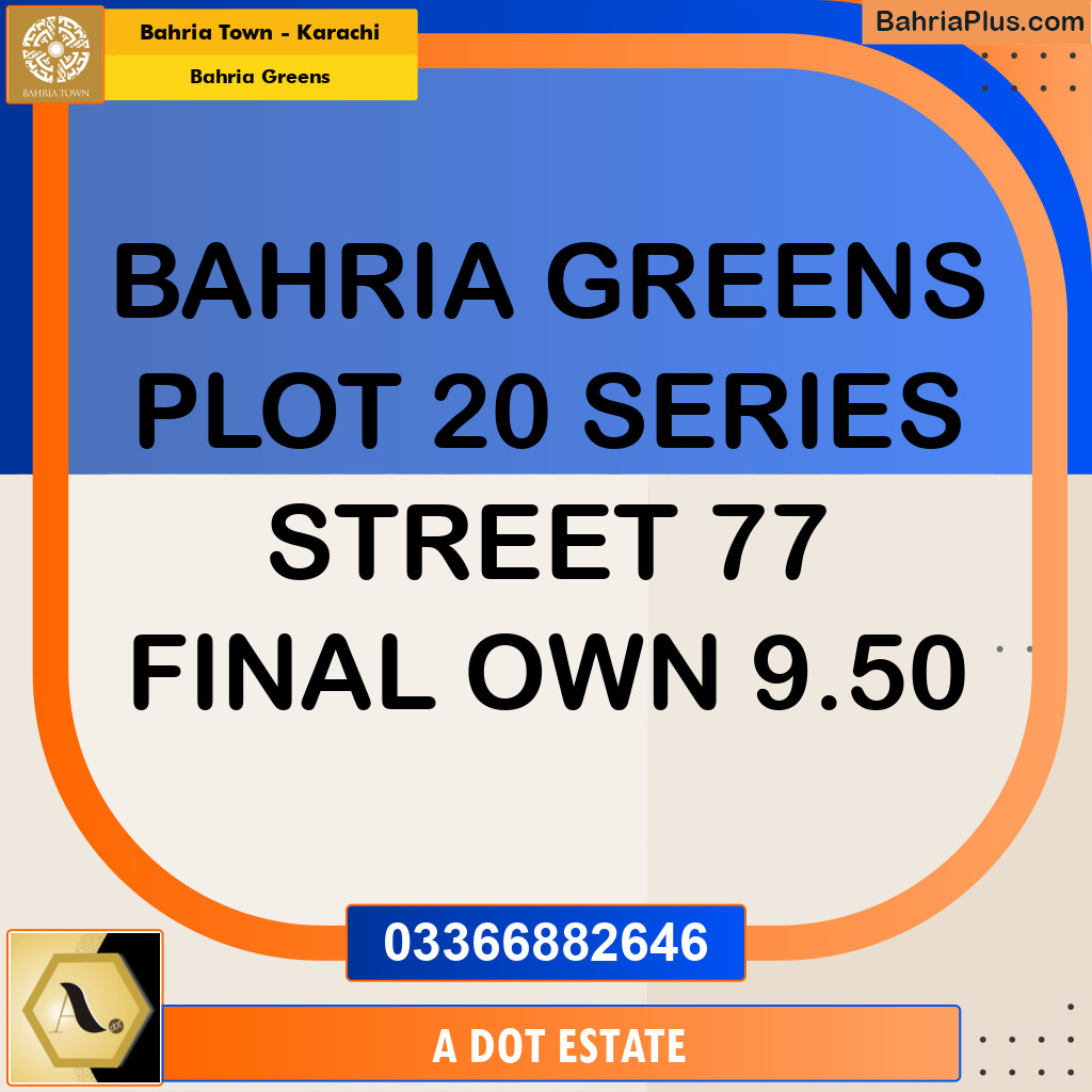 75 Sq. Yards Residential Plot for Sale in Bahria Greens -  Bahria Town, Karachi - (BP-189385)