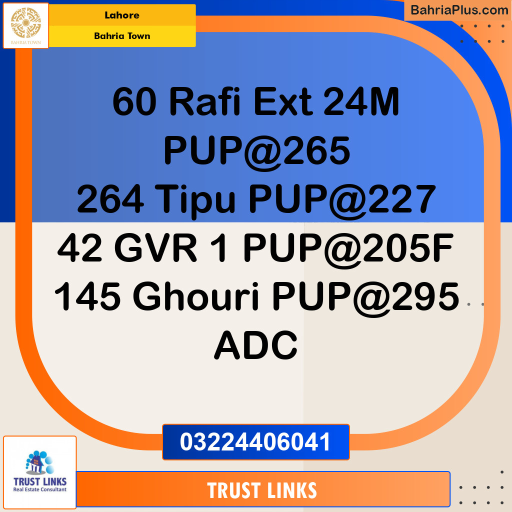 Residential Plot for Sale in Bahria Town, Lahore - (BP-189450)