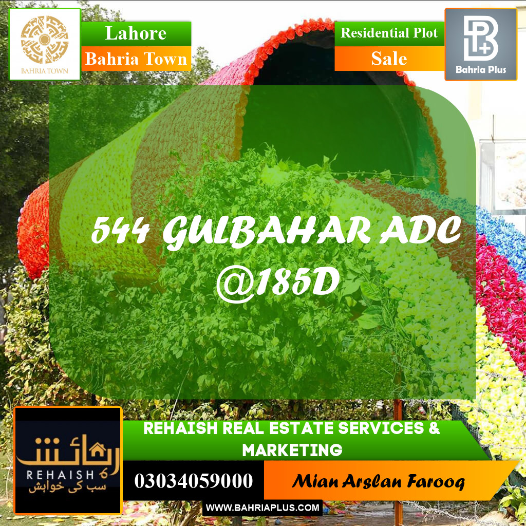 Residential Plot for Sale in Bahria Town, Lahore - (BP-189526)