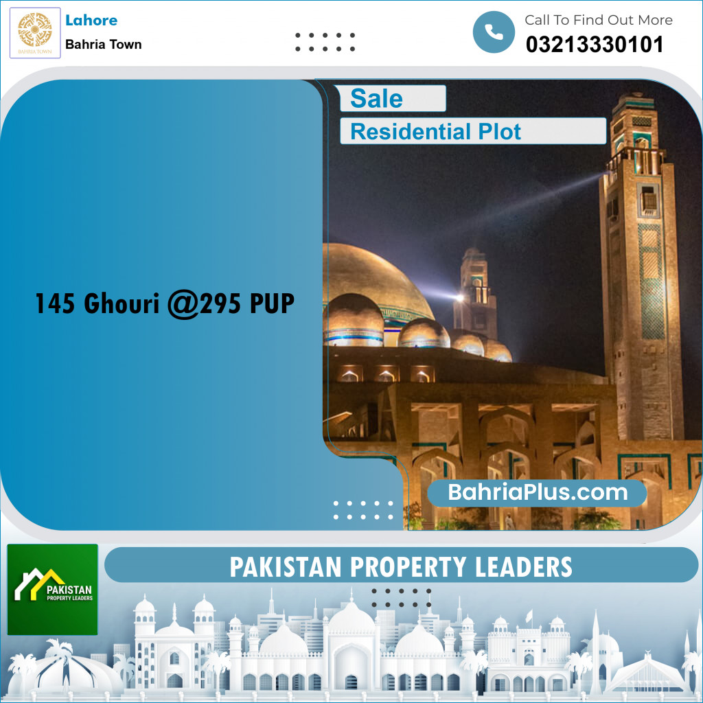 Residential Plot for Sale in Bahria Town, Lahore - (BP-189568)