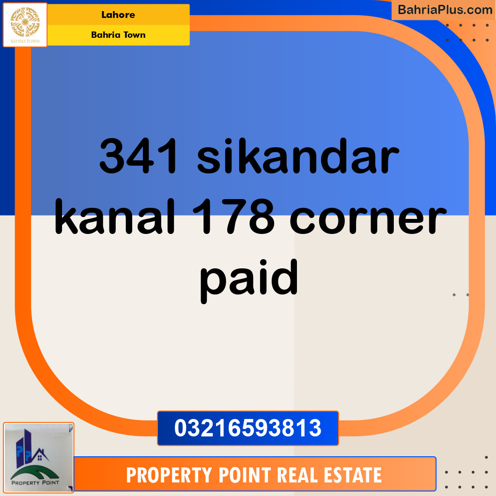 Residential Plot for Sale in Bahria Town, Lahore - (BP-189601)