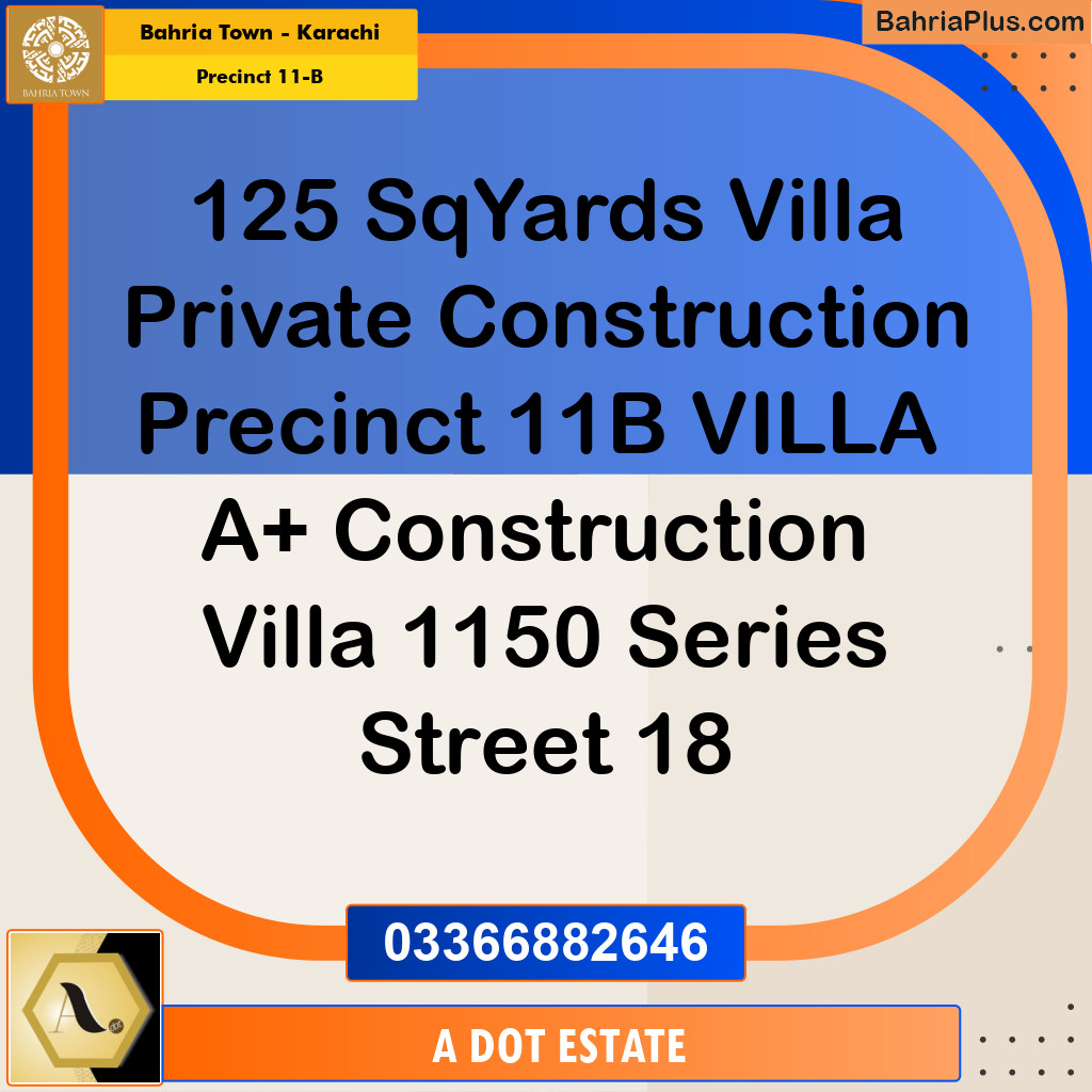 125 Sq. Yards Residential Plot for Sale in Precinct 11-B - Bahria Town, Karachi - (BP-190020)