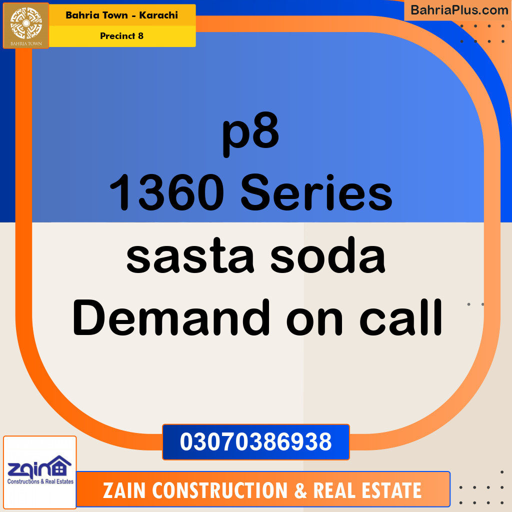 250 Sq. Yards Residential Plot for Sale in Precinct 8 -  Bahria Town, Karachi - (BP-190045)