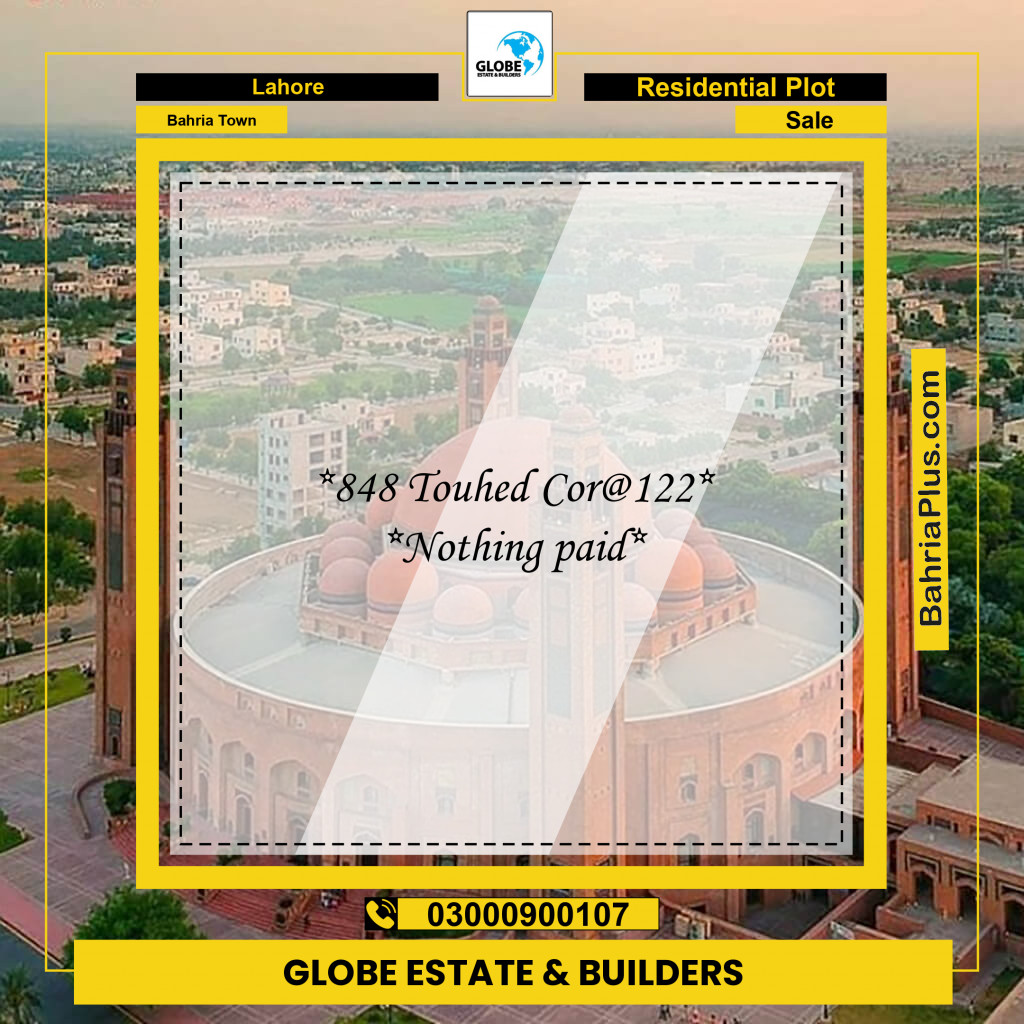 Residential Plot for Sale in Bahria Town, Lahore - (BP-190216)