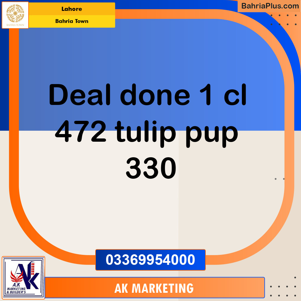 Residential Plot for Sale in Bahria Town, Lahore - (BP-190554)