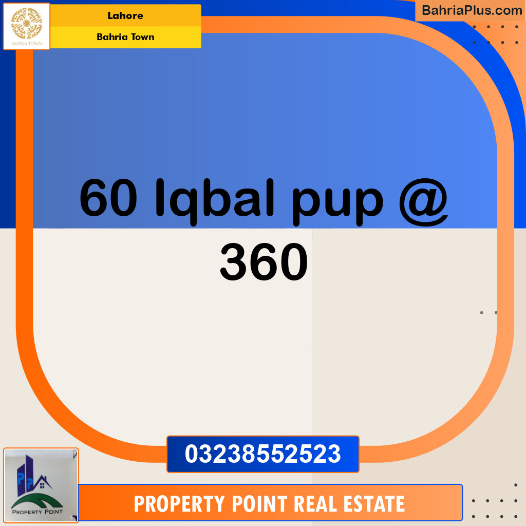 Commercial Plot for Sale in Bahria Town, Lahore - (BP-190658)