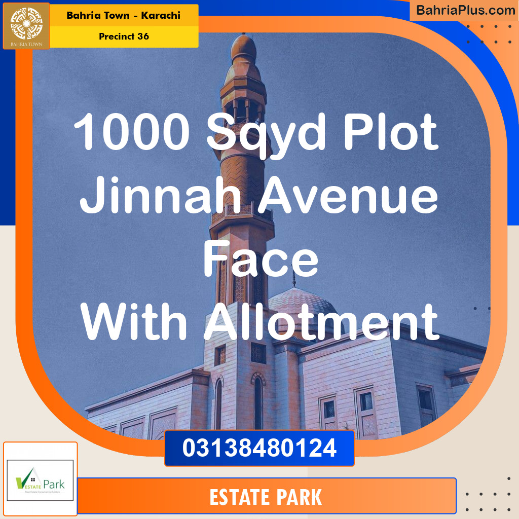 Residential Plot for Sale in Precinct 36 -  Bahria Town, Karachi - (BP-190708)