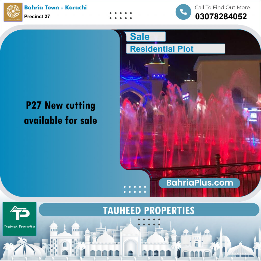 Residential Plot for Sale in Precinct 27 -  Bahria Town, Karachi - (BP-190724)