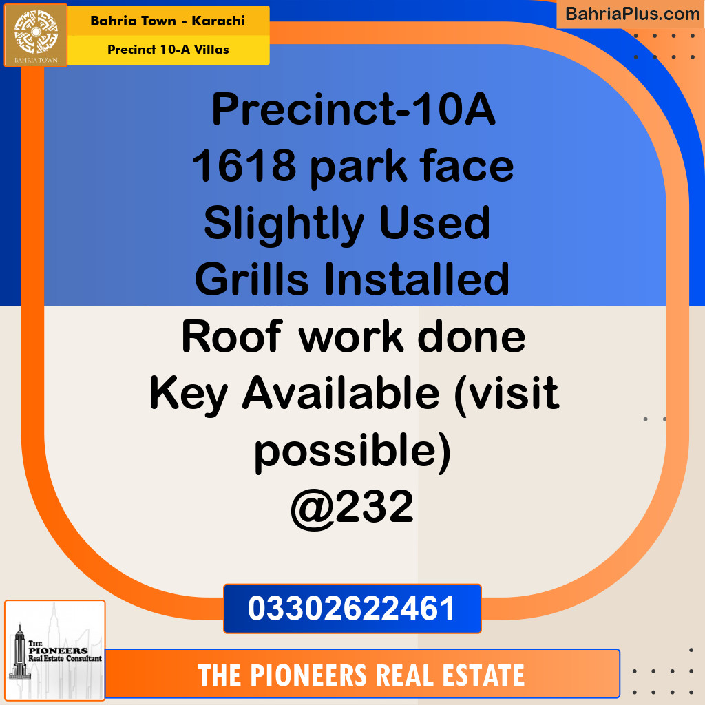 200 Sq. Yards Residential Plot for Sale in Precinct 10-A Villas -  Bahria Town, Karachi - (BP-190964)