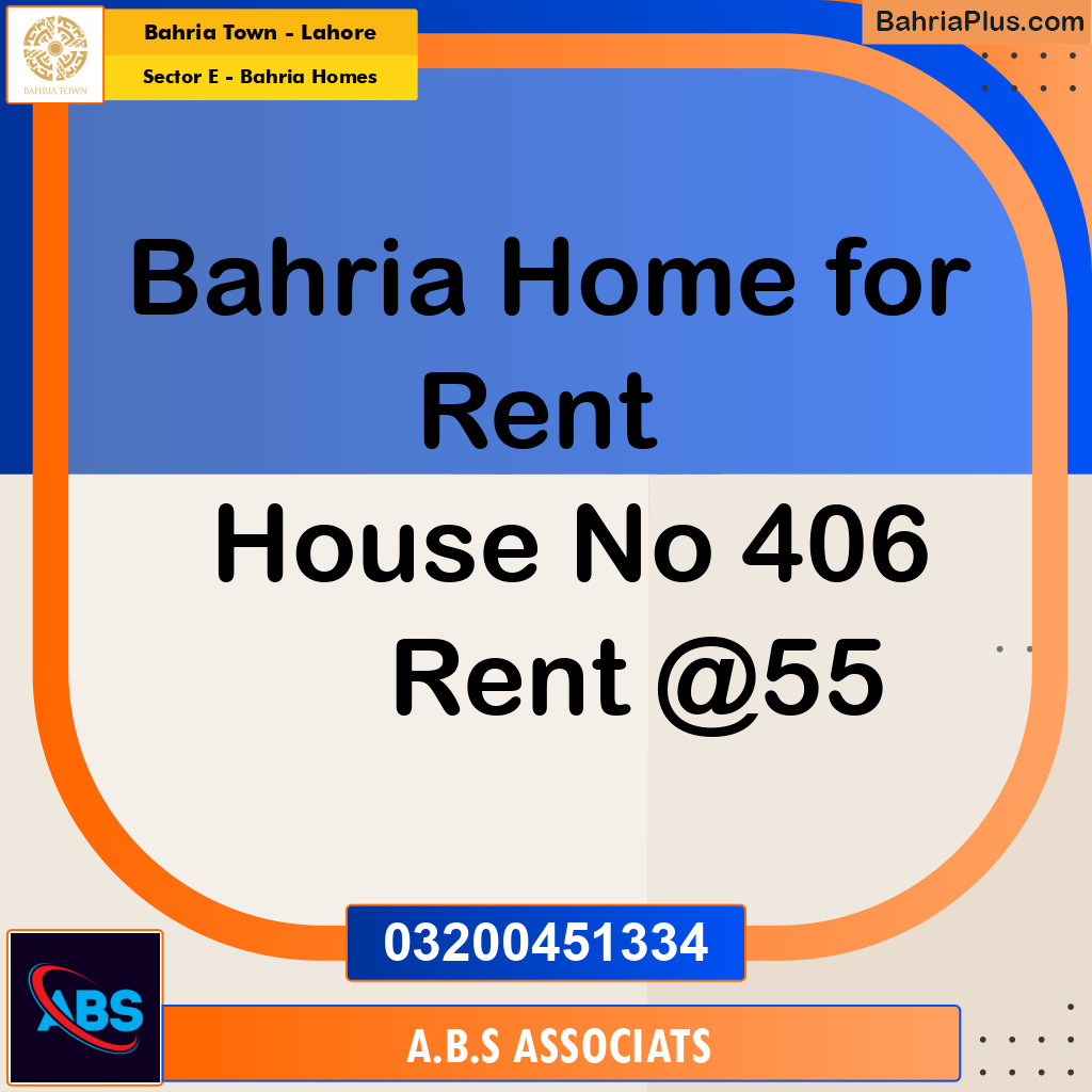 Residential House for Rent in Sector E - Bahria Homes -  Bahria Town, Lahore - (BP-191251)
