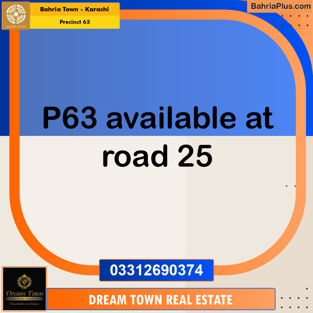 Residential Plot for Sale in Precinct 63 -  Bahria Town, Karachi - (BP-191827)