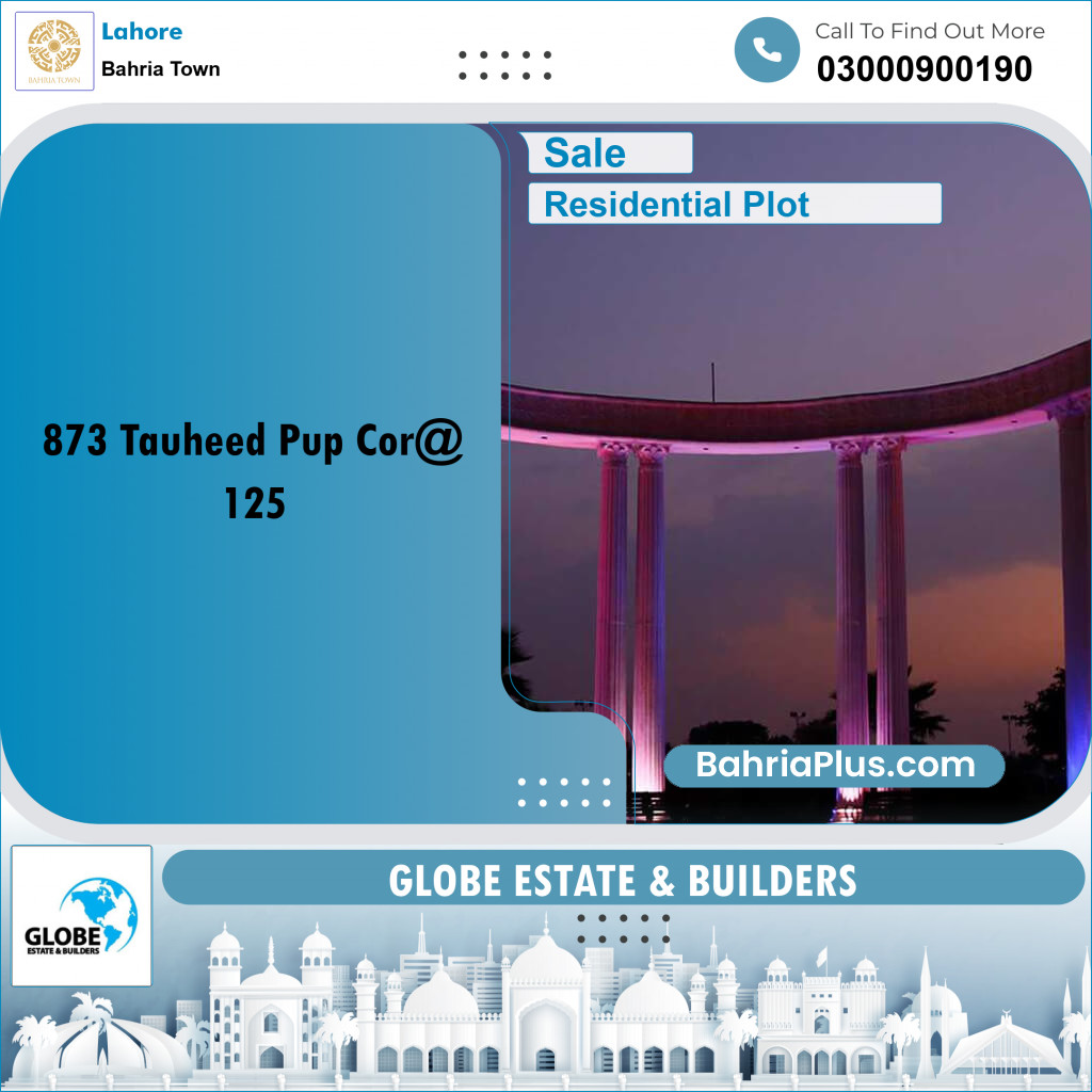 Residential Plot for Sale in Bahria Town, Lahore - (BP-192031)