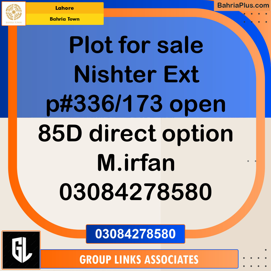 Residential Plot for Sale in Bahria Town, Lahore - (BP-192070)