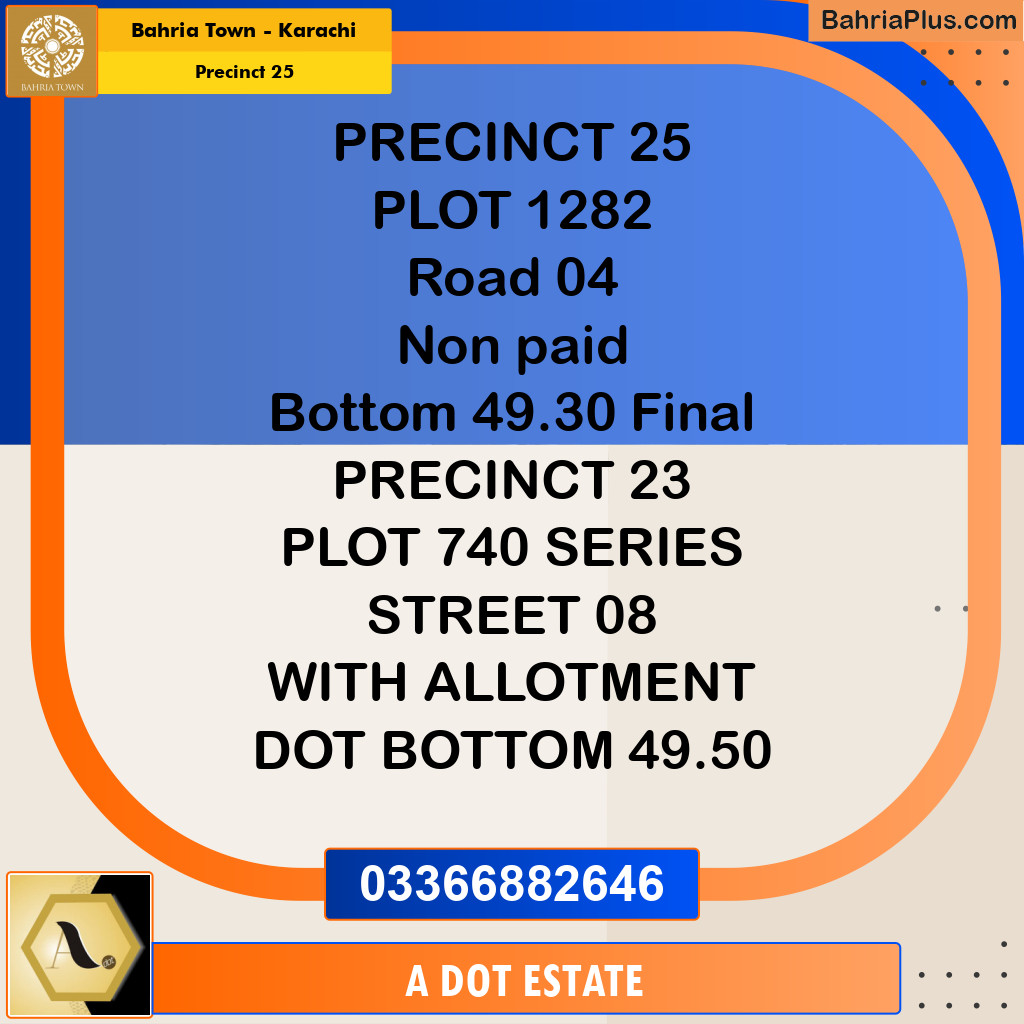 125 Sq. Yards Residential Plot for Sale in Precinct 25 -  Bahria Town, Karachi - (BP-192156)