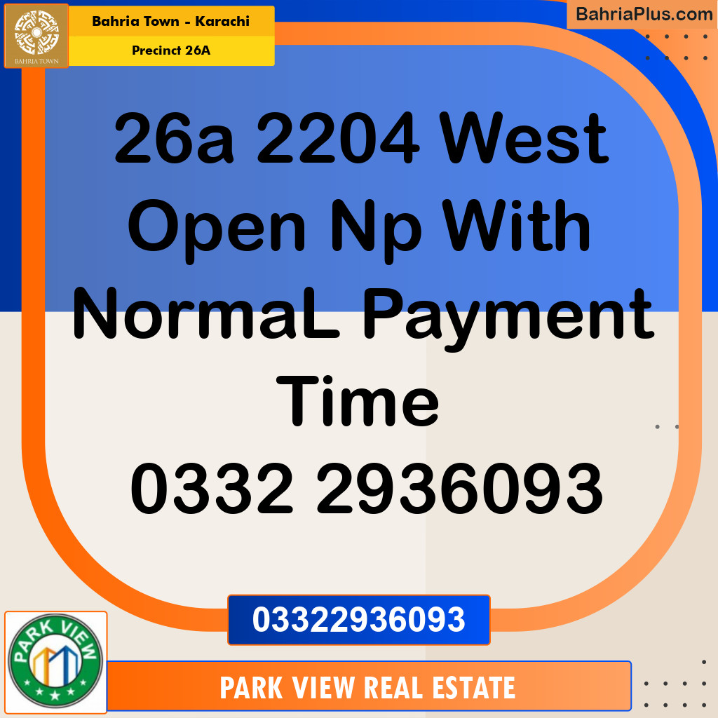 125 Sq. Yards Residential Plot for Sale in Precinct 26A -  Bahria Town, Karachi - (BP-192566)