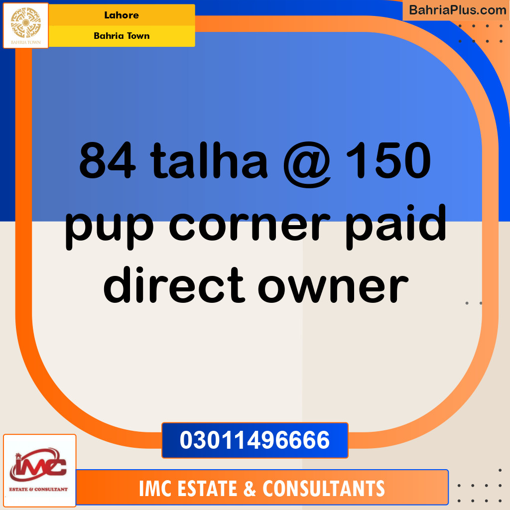 Residential Plot for Sale in Bahria Town, Lahore - (BP-192711)