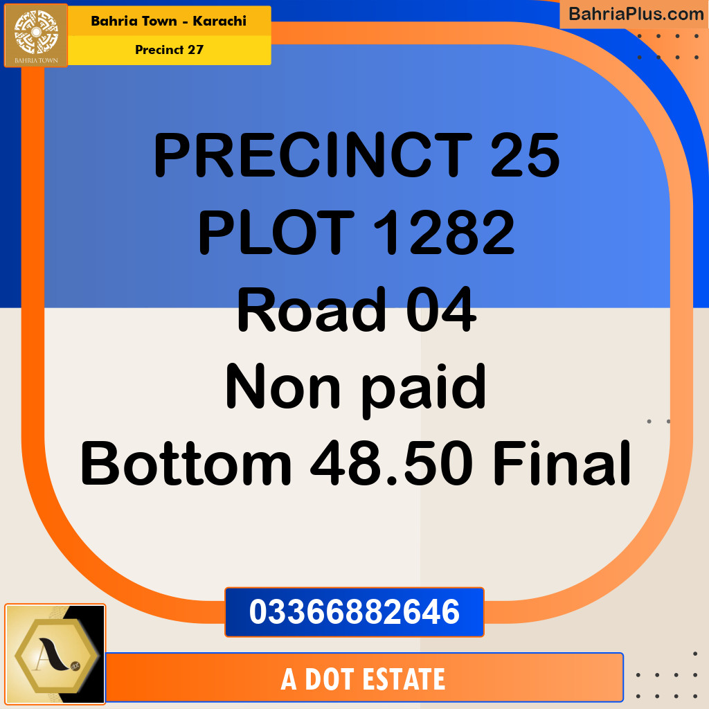 Residential Plot for Sale in Precinct 27 - Bahria Town, Karachi - (BP-192767)