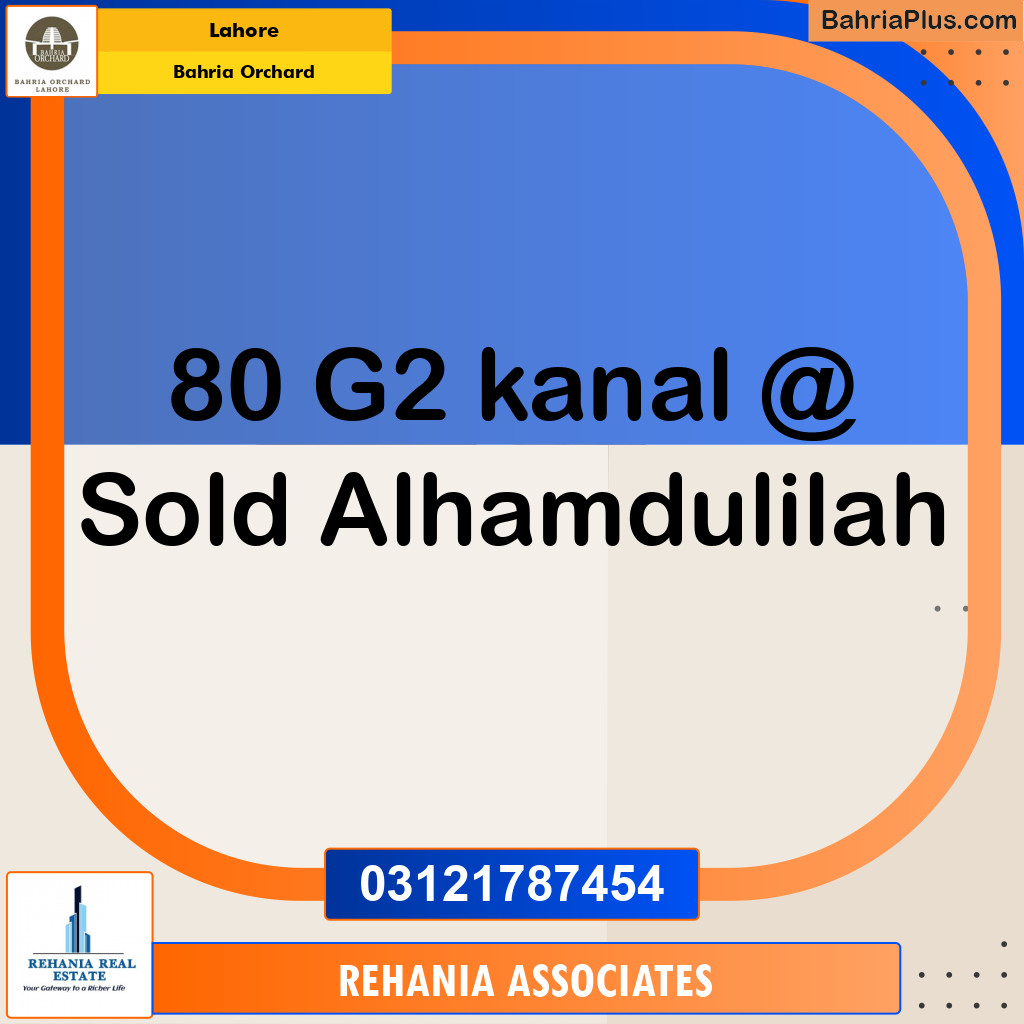 Residential Plot for Sale in Bahria Orchard, Lahore - (BP-192962)