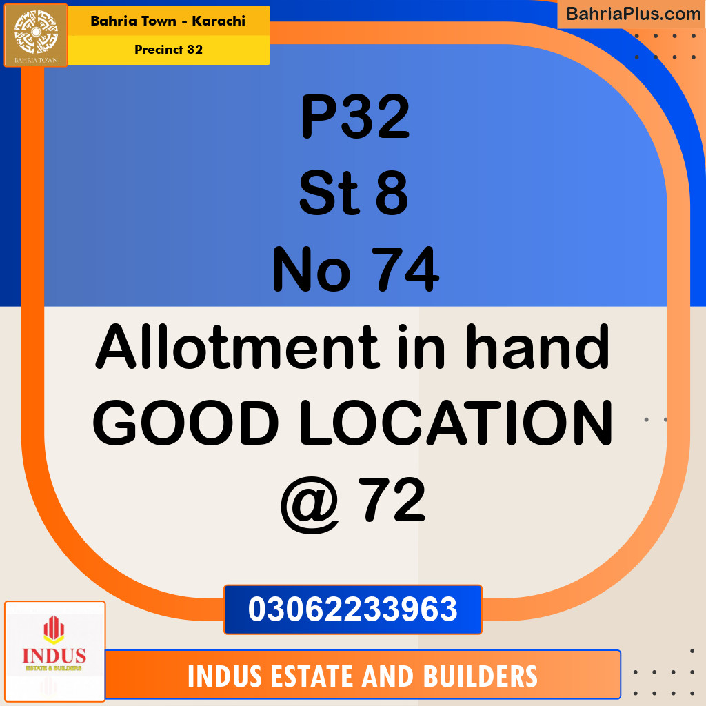 250 Sq. Yards Residential Plot for Sale in Precinct 32 -  Bahria Town, Karachi - (BP-193103)