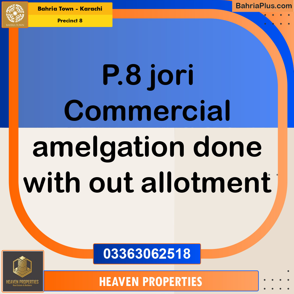 250 Sq. Yards Residential Plot for Sale in Precinct 8 -  Bahria Town, Karachi - (BP-193260)