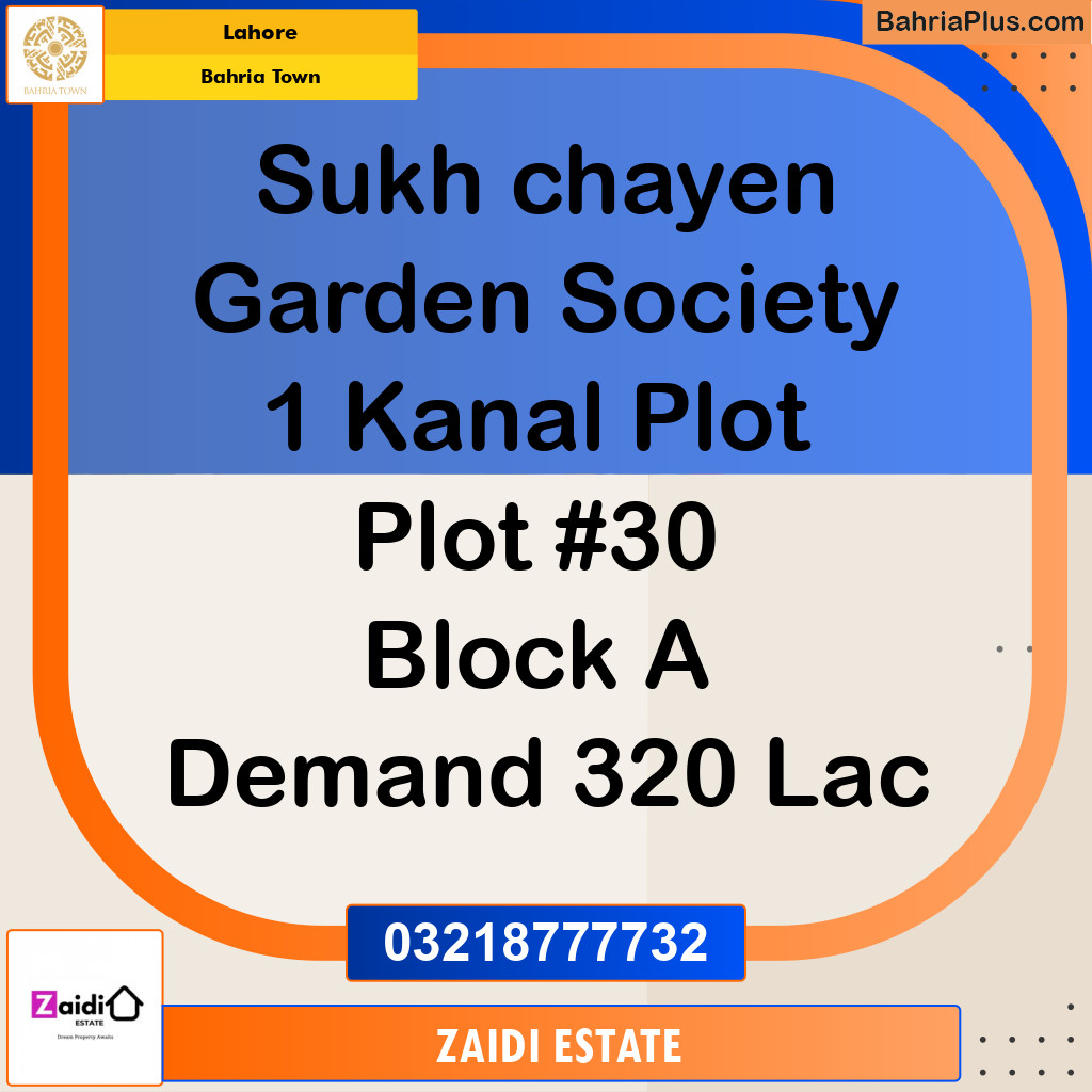 Residential Plot for Sale in Bahria Town, Lahore - (BP-193334)