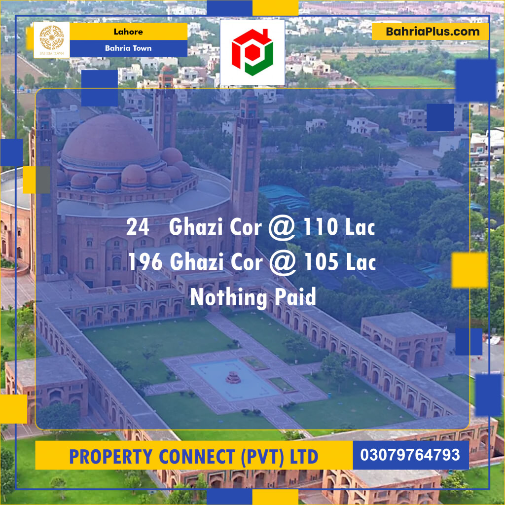 Residential Plot for Sale in Bahria Town, Lahore - (BP-193336)