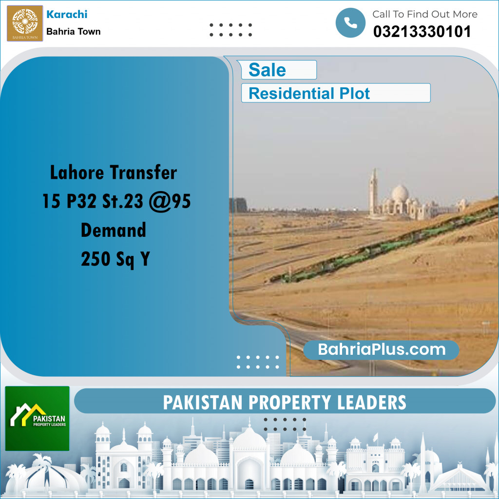 Residential Plot for Sale in Bahria Town, Karachi - (BP-193736)
