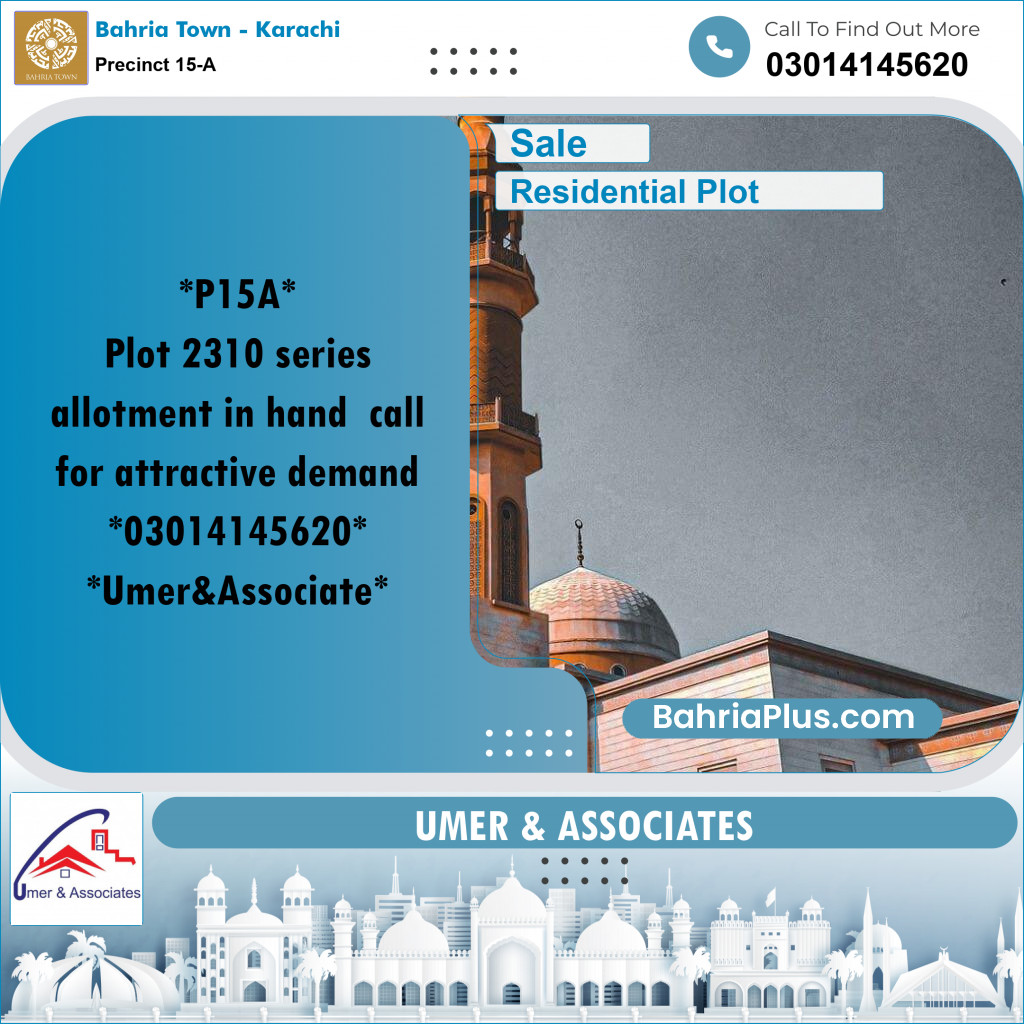 125 Sq. Yards Residential Plot for Sale in Precinct 15-A -  Bahria Town, Karachi - (BP-193738)