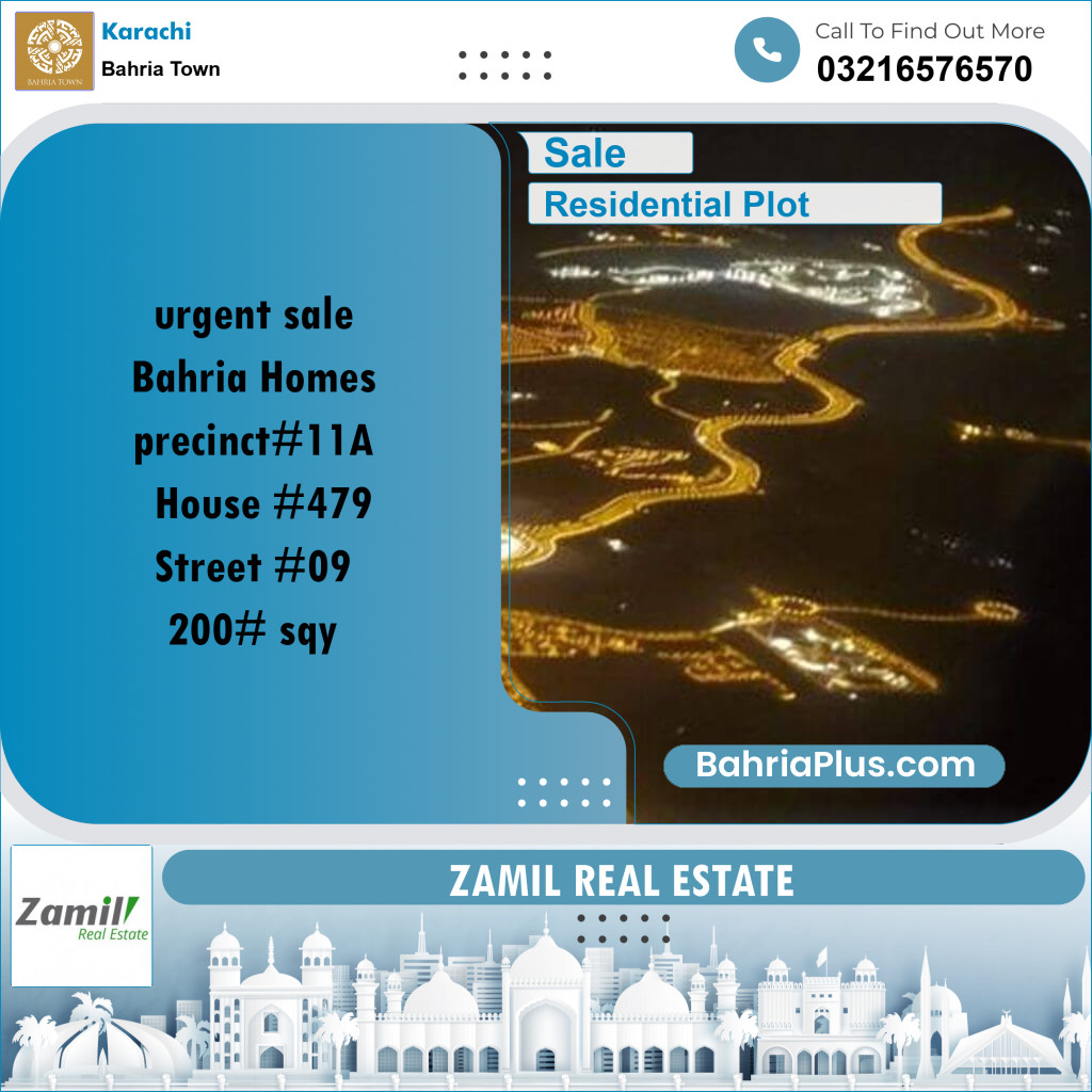 Residential Plot for Sale in Bahria Town, Karachi - (BP-193749)