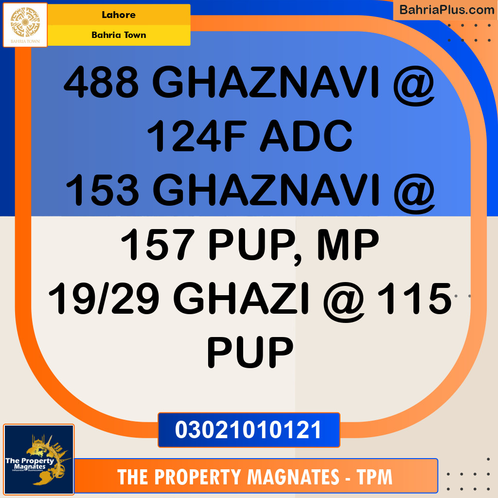 Residential Plot for Sale in Bahria Town, Lahore - (BP-193766)