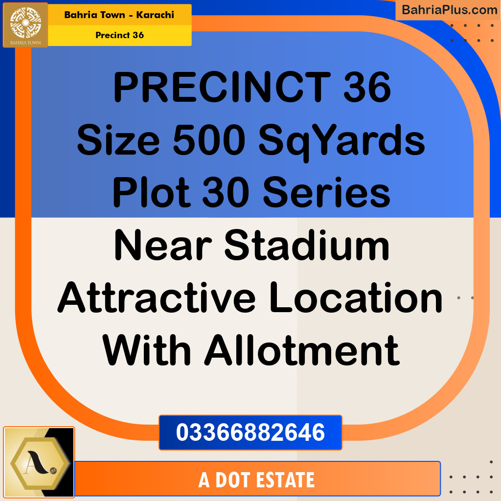 Residential Plot for Sale in Precinct 36 -  Bahria Town, Karachi - (BP-194411)