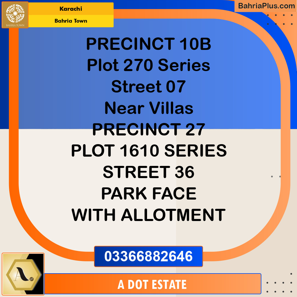 Residential Plot for Sale in Bahria Town, Karachi - (BP-194414)