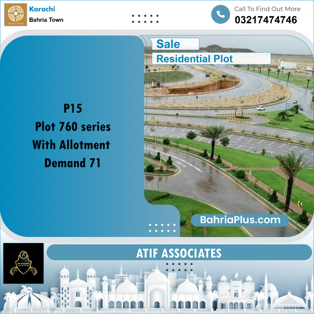 Residential Plot for Sale in Bahria Town, Karachi - (BP-194429)