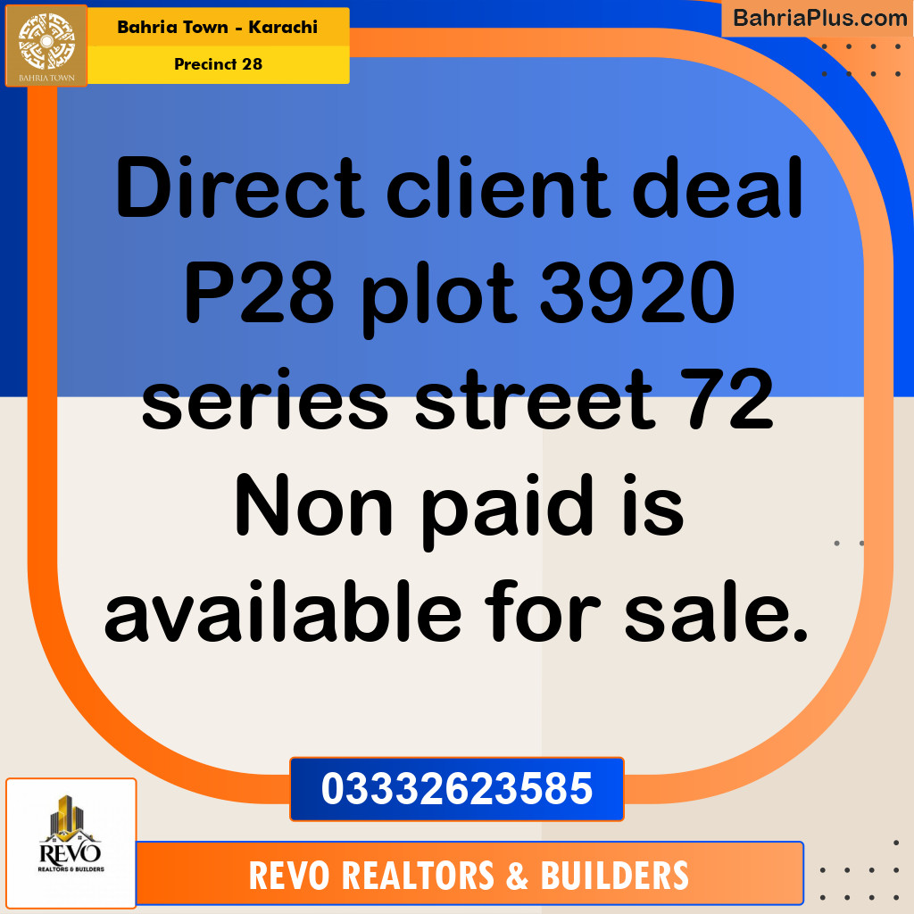 125 Sq. Yards Residential Plot for Sale in Precinct 28 -  Bahria Town, Karachi - (BP-194519)