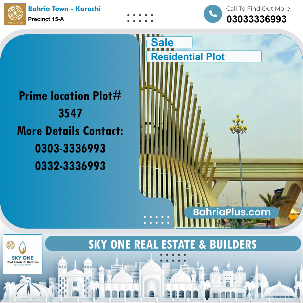 125 Sq. Yards Residential Plot for Sale in Precinct 15-A -  Bahria Town, Karachi - (BP-194632)