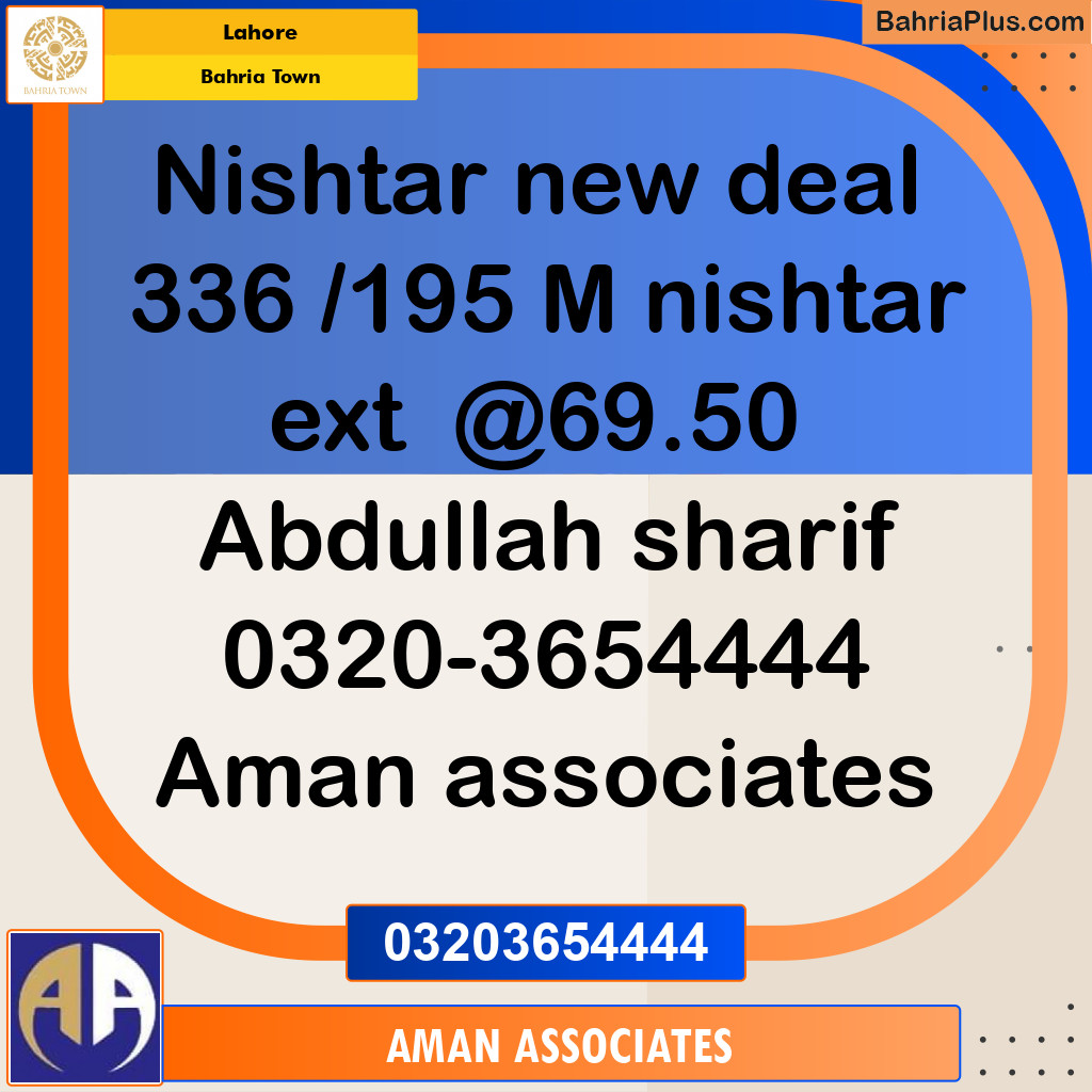 Residential Plot for Sale in Bahria Town, Lahore - (BP-194739)