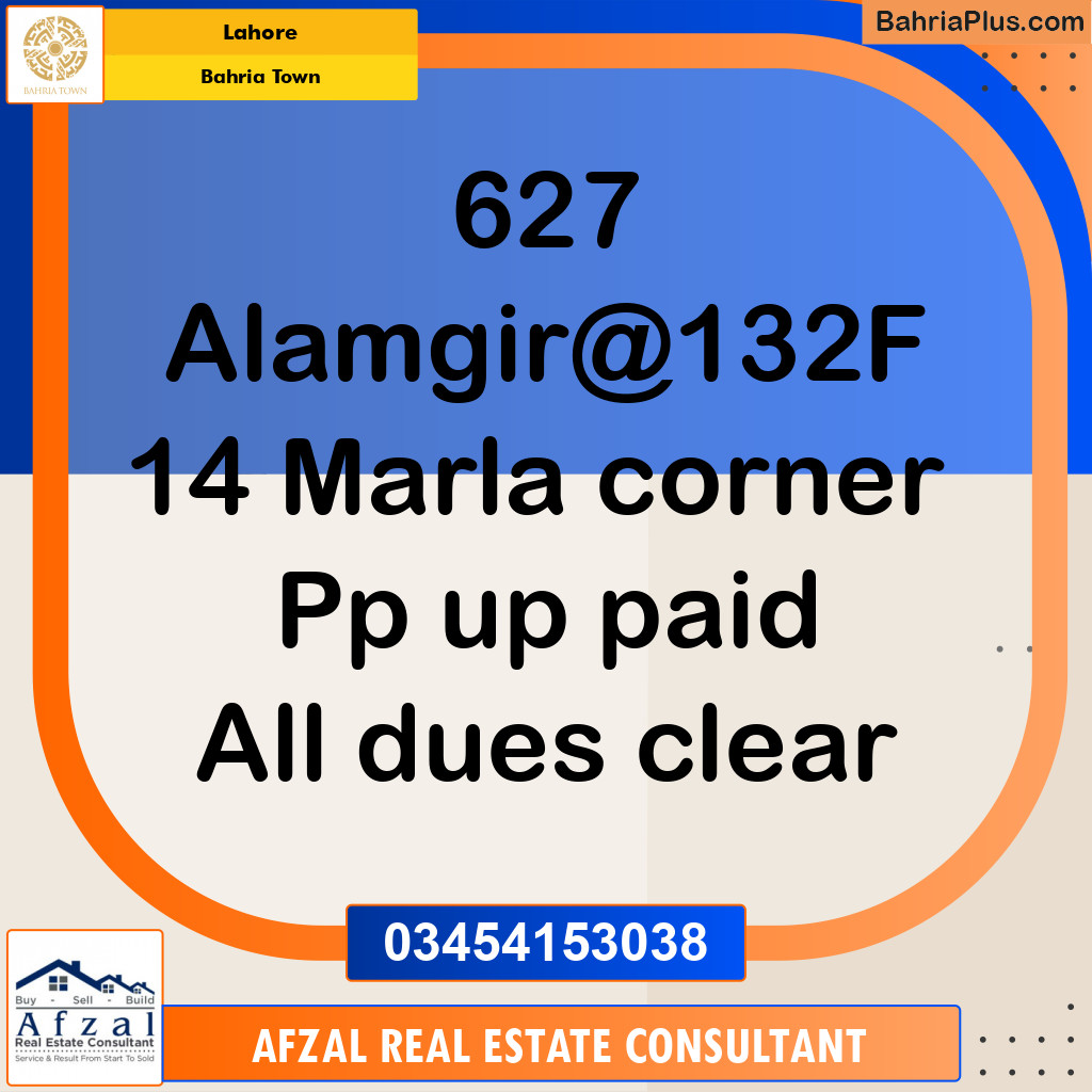 Residential Plot for Sale in Bahria Town, Lahore - (BP-194886)